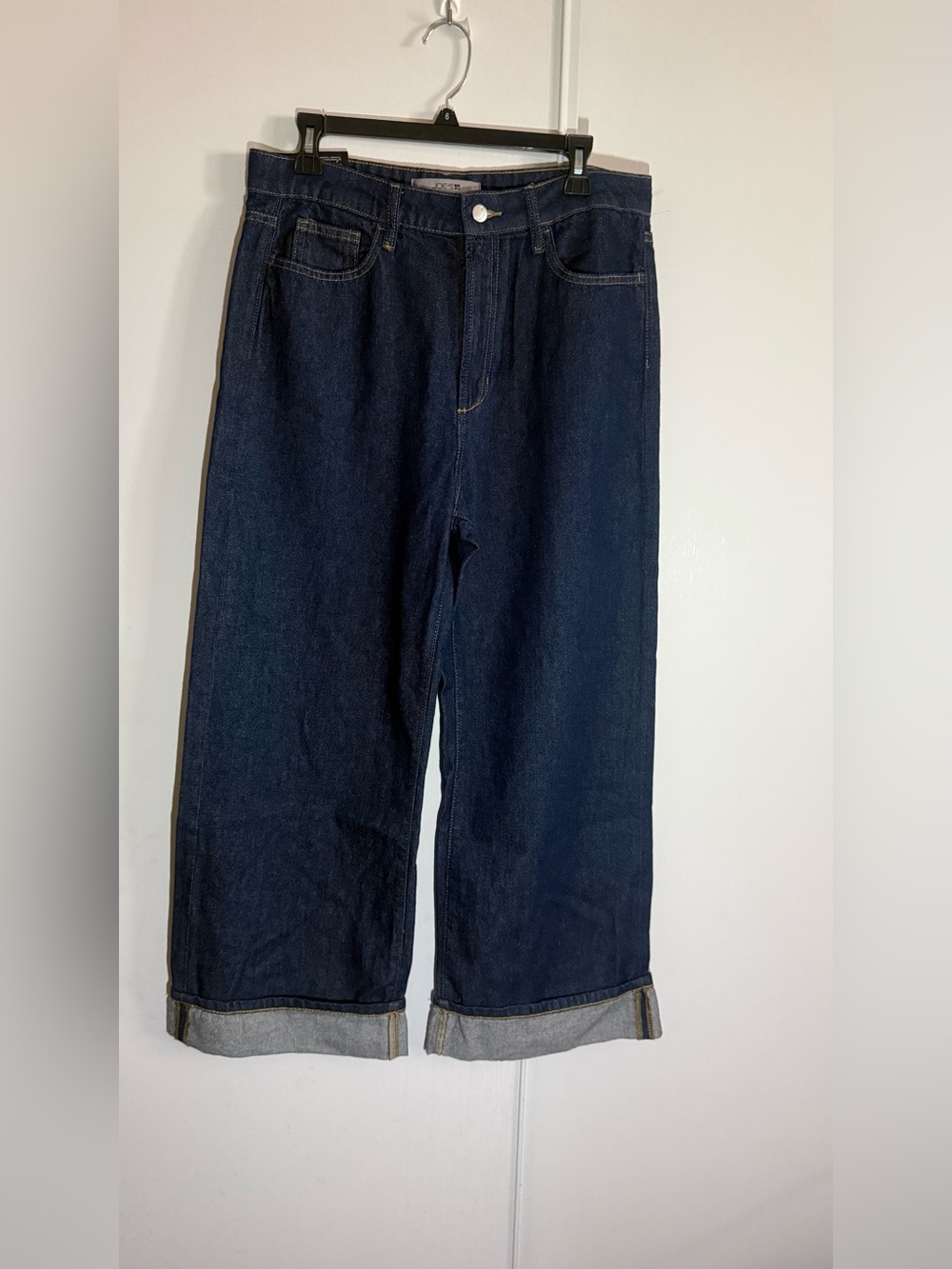 Joe's Jeans Dark Indigo Relaxed wide leg Jeans women’s size 30 - Picture 1 of 10
